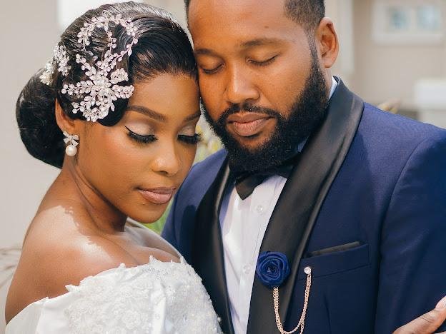 Bride in elegant dress